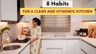 8 Habits for a Clean and Hygienic Kitchen  Kitchen Cleaning Tips