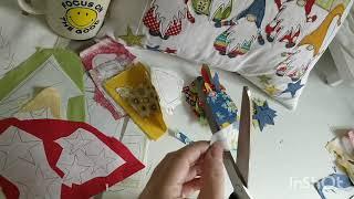 Preparing appliqué Gnomes for a new sewing pattern - Table Runner