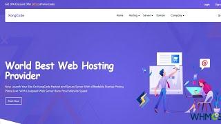 HTML Web Hosting Template 2023  Whmcs Hosting Business Theme  Hosting Website Design Tutorial