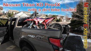 Nissan Titan XD Pro4X Pickup Truck - Will a dirt bike fit?