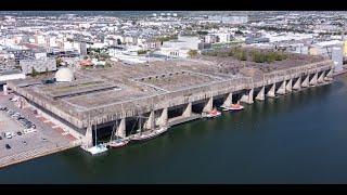 INISIDE WW2 GERMAN U-BOAT BUNKER IN SAINT-NAZAIRE