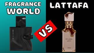 70 FRAGRANCE WORLD VS LATTAFA Clones