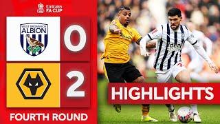 Wolves Fifth Round Bound  West Brom 0-2 Wolves  Highlights  Emirates FA Cup 2023-24