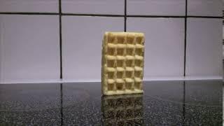 the waffle rises back up