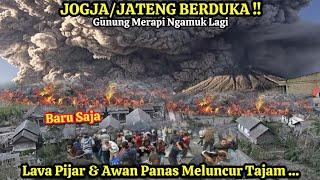 BARU SAJA GUNUNG MERAPI JOGJAJATENG ERUPSI LAVA PIJAR