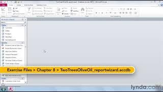 Access Tutorial - How to create a report