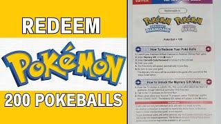 How to Redeem 200 Pokeballs in Pokemon Scarlet and Violet EASY