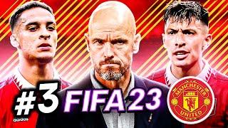 MORE SIGNINGS + FIRST EPL GAME  FIFA 23 Manchester United Career Mode EP3  TEN HAG REBUILD