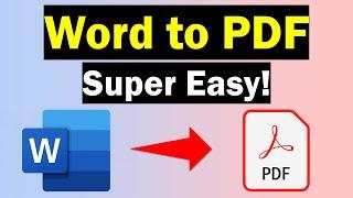 How To Convert Word To PDF 3 Easy Methods