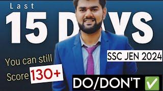 Last 15 Days Strategy for SSC JE 2024 by @UnfilteredRishiiRevisionTips and Tricks to Crack SSC JE