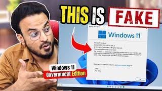 Dont INSTALL This Windows 11 Government Edition ISO - FAKE ISO