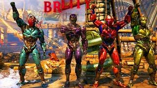Mortal Kombat X ALL Triborg Secret Brutalities Fatality - Mortal Kombat XL Triborg Gameplay