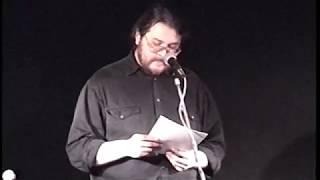 Андрей Ширяев читает свои стихи в Перекрёстке 2000 год