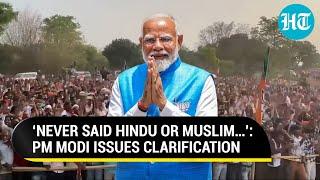 PM Modi Issues Clarification Amid Row Over Controversial Speech ‘Day I Do Hindu-Muslim…’  Watch