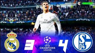 Real Madrid 3-4 Schalke - UCL 201415 - Ronaldo Scores Two Headers - EC - FHD
