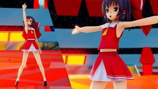 MMD Reimu the Shrine Maiden dances to ELECT cover instrumental niki touhou