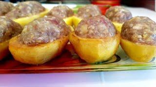 Невероятная вкуснятина из фарша Супер рецепт Картофель фаршированный