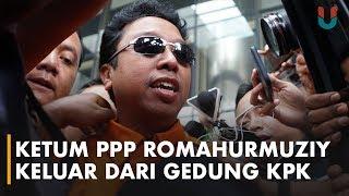 Pakai Rompi Oranye dan Kacamata Hitam Romahurmuziy Ditahan KPK