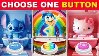 Choose One Button BOY or GIRL or BOTH Edition  BrainQuiz