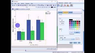 Formatting graphs in SPSS APA format