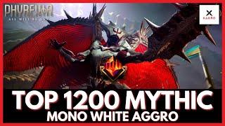  NO MORE GAMES  MYTHIC MONO WHITE AGGRO MTG Arena Top 1200 Mythic Standard Deck Guide