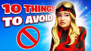 10 Things You Should AVOID Doing In A Zero Build Fight