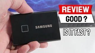 Samsung external SSD T7 Touch Review