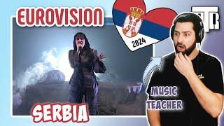 Serbia Eurovision 2024 Reactionalysis - Music Teacher Analyses Ramonda by Teya Dora Reaction