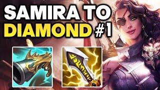 How to Play Samira in Low Elo - Samira Unranked to Diamond #1  League of Legends