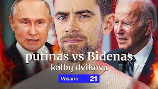 TŽ Bidenas kalba Varšuvoje   Putinas nusikalba  karinis aktyvumas baltarusijoje  Karas