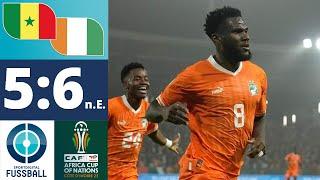 Kessié bewahrt Nerven Gastgeber wirft Titelverteidiger aus dem Turnier  Senegal - Elfenbeinküste