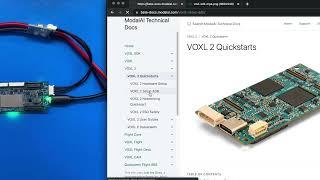 VOXL 2 - Hardware Quickstart - Power on and IMU data