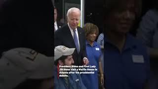 President Joe Biden and First Lady Jill Biden visited a Waffle House in Atlanta after the debate.