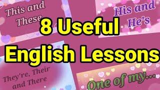 8 Useful English Lessons