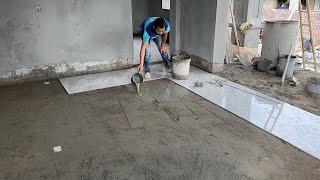 Techniques Construction living Room Floor To Ceramic Tiles