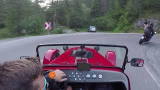 Caterham Seven 355  Hahntennjoch Auffahrt Westrampe