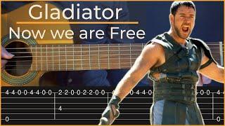 Gladiator - Now we are Free Simple Guitar Tab