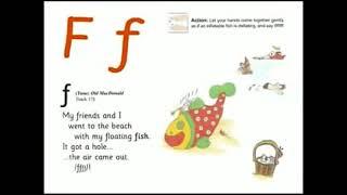 UK School Primary One Jolly Phonics Song Ff - My Friends and I went to the Beach