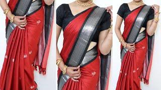 How to drape silk saree perfectly  Beginners saree draping tips & tricks  silk saree draping tips