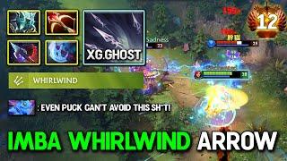 IMBA WHIRLWIND ARROW CARRY By XG.Ghost Windranger Gleipnir + Daedalus Build Even Puck Cant Escape