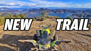 Exploring a NEW TRAIL  Yamaha Raptor 700 Sport Quad Riding TrailBlogger S09E03