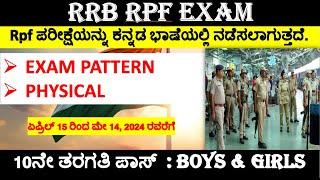 RPF exam patterrpf physicalrpf heightrrb examrrb physicalrpf exam cutoffrpf exam in kannada