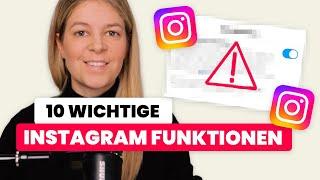 10 WICHTIGE Instagram Einstellungen & Funktionen ️ kennst du alle schon?