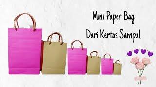 CARA MEMBUAT PAPER BAG DARI KERTAS SAMPUL ATAU KARTON  Gift Wrapping