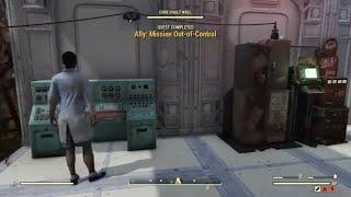 Fallout 76 Ally Mission out of Control Completed