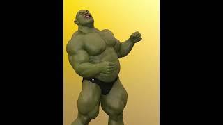 Orc Muscle Growth Transformation  #animation