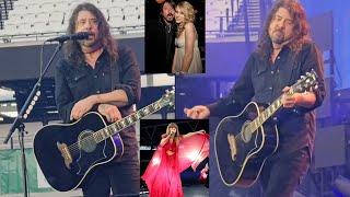 Moment Foo Fighters Frontman Dave Grohl Blasts Taylor Swift Eras Tour Claiming She Didnt Sing Live