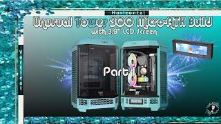 LIVE Thermaltake Tower 300 Micro ATX Unique Case Color and Stand PC Build #thermaltake #tower300