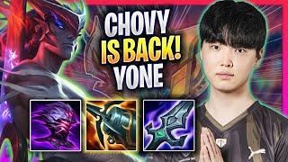 CHOVY IS BACK TO KOREA SOLOQ WITH YONE - GEN Chovy Plays Yone MID vs Aurelion Sol  Season 2024