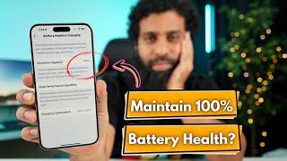 Maintain 100% Battery health on iPhone in Hindi 2024